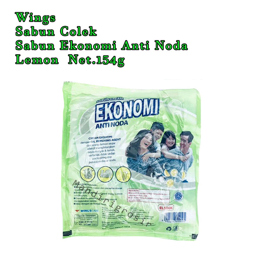 * ekonomi * anti noda * Lemon * wings * 145g * sabun colek