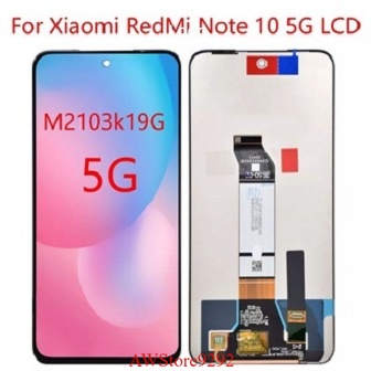 Layar Sentuh LCD TS Touchscreen Fullset XIAOMI REDMI NOTE 10 PRO 5G - BLACK