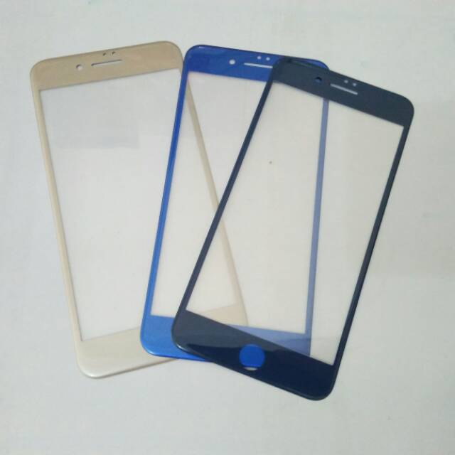 Tempered glass warna - Ipone  7plus