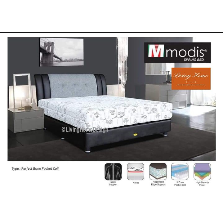Modis Perfect Bone Pocket Coil Orthopedic Mattress Springbed Full Bed Set 100 120 160 180 200