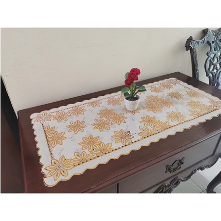 Taplak Meja Tamu Taplak Meja Aesthetic Ukuran 120 x 60 Cm