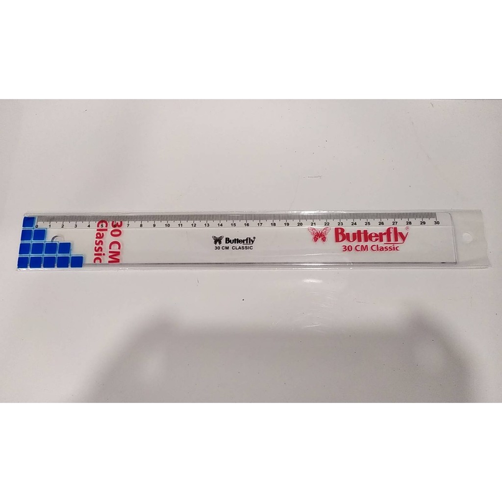 

Penggaris Butterfly 30 cm Classic