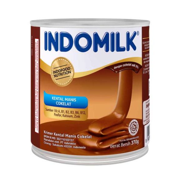 

Susu kaleng Indomilk Kental Manis Chocolate 370Gr