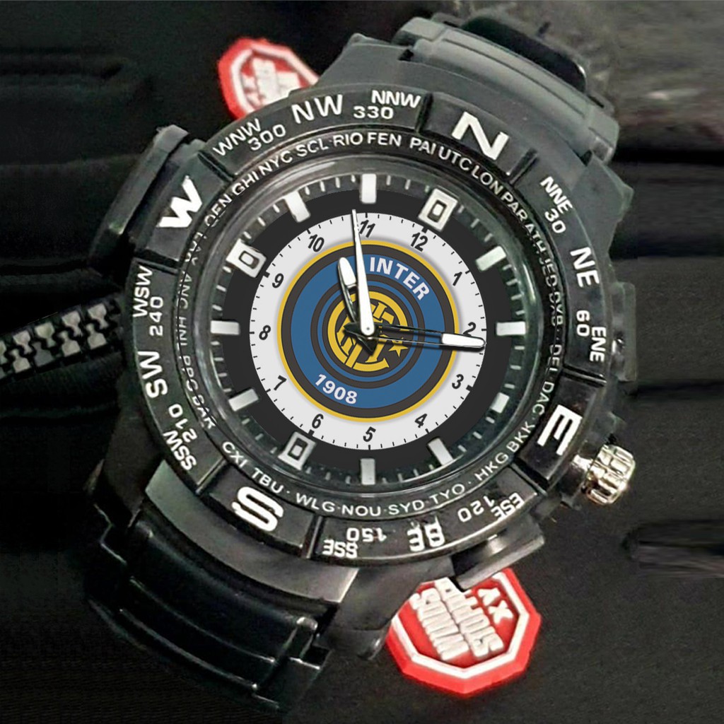 (EXCLUSIVE) Jam Tangan INTER motif 2 Sport Bagus