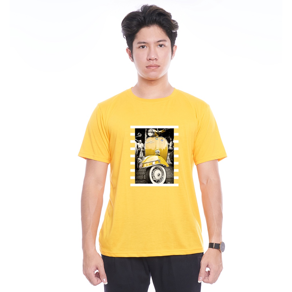 Kaos Oblong Pendek Gambar Vespa