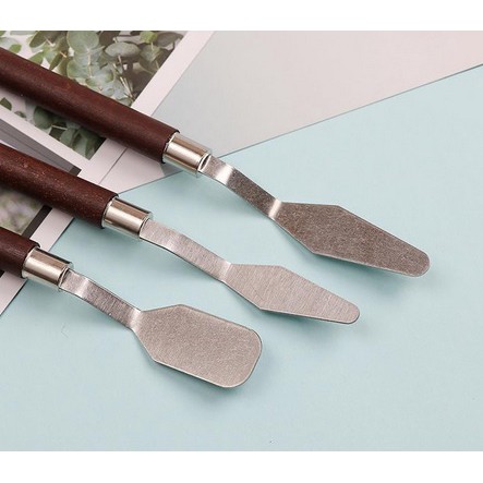 

Pisau Lukis Palet Spatula - Painting Palette Knife Spatula 3pcs