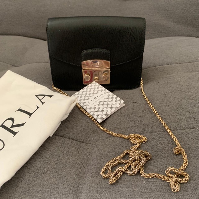 FURLA MINI METROPOLIS BLACK