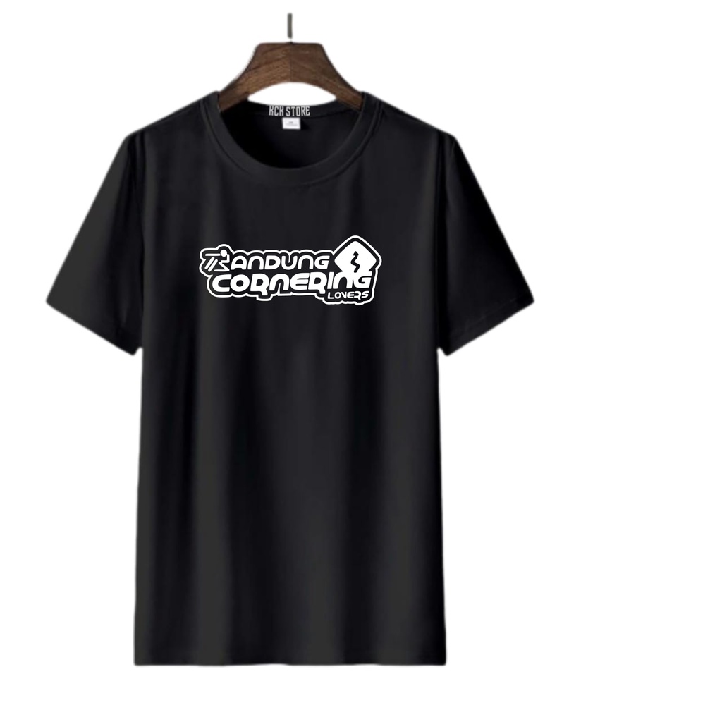 BAJU KAOS BANDUNG CORNERING LOVERS FONT PUTIH PREMIUM TERBAIK