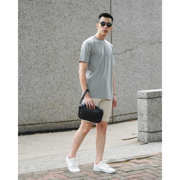 Eustass Hand Bag Brown / Tas Tangan / Pouch / Clutch