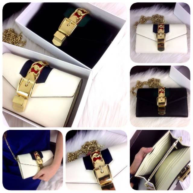 #6601 New Arrival GUCCI Sylvie Pochette Spring Summer 2019