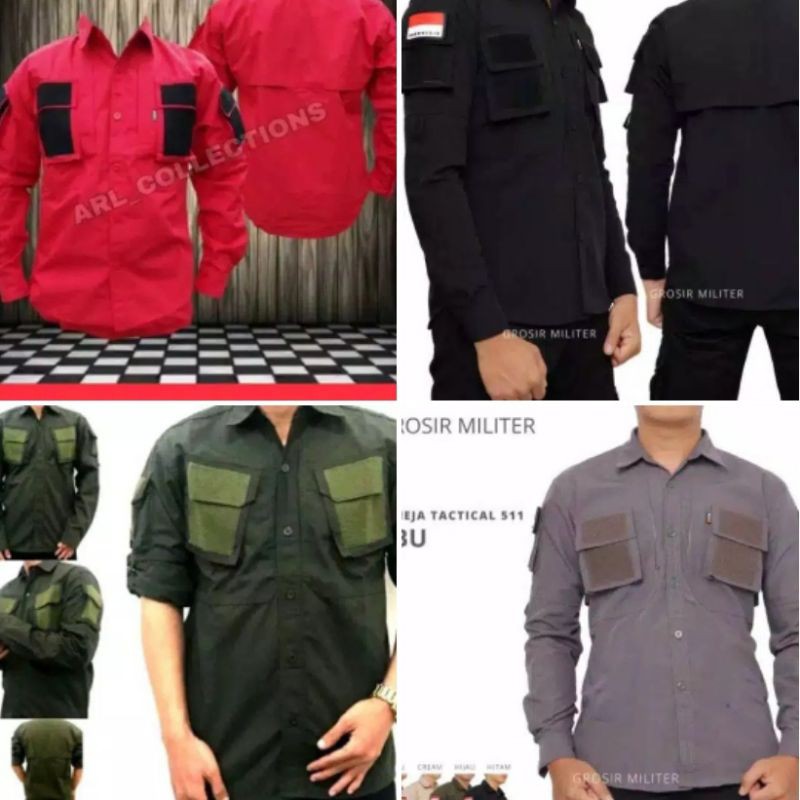 KEMEJA TACTICAL 511 Komando Lapangan baju lengan panjang KEMEJA TACTICAL 511 Komando Lapangan baju lengan panjang