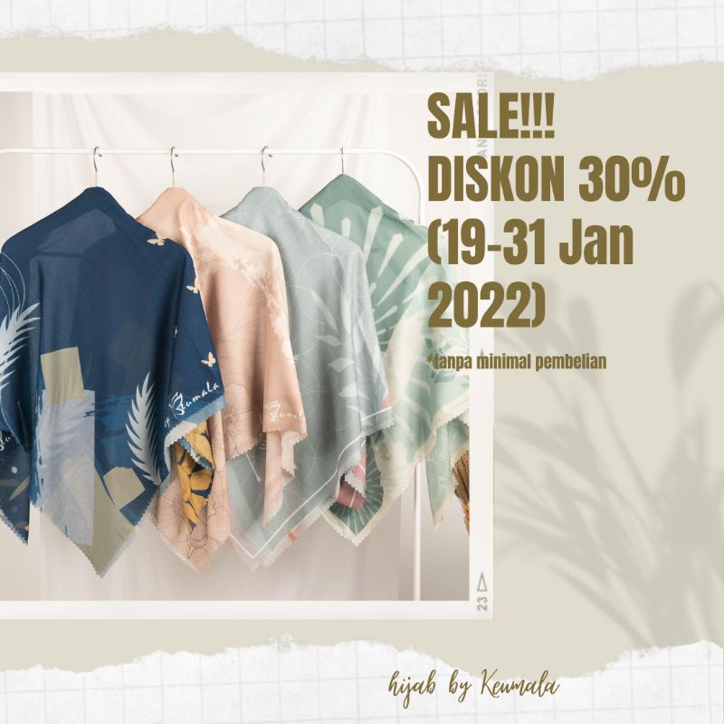 SALE!! Voal Premium Printed Scarf  Voal Motif Hijab Motif Exclusive Printed Scarf Hijab Voal Hijab U