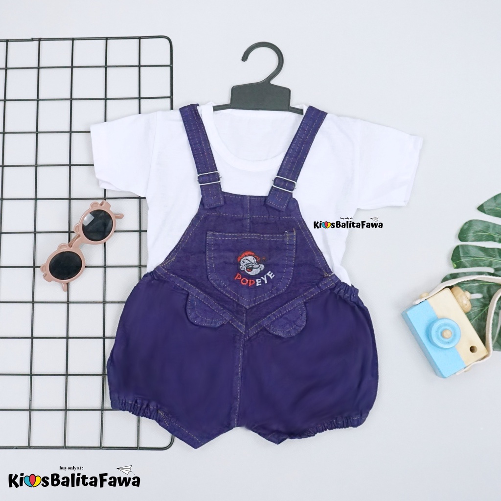 Celana Kodok Levis uk Bayi 3-12 Bulan / Setelan Kaos Baby Celana Baju Kodok Jeans Levis Overall