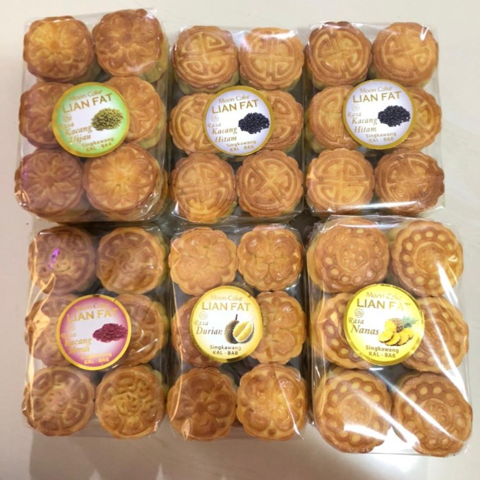 

T20R Moon Cake / Mooncake / Kue Bulan Durian, Nanas, Kc Hijau, Kc Hitam Ht501Gr