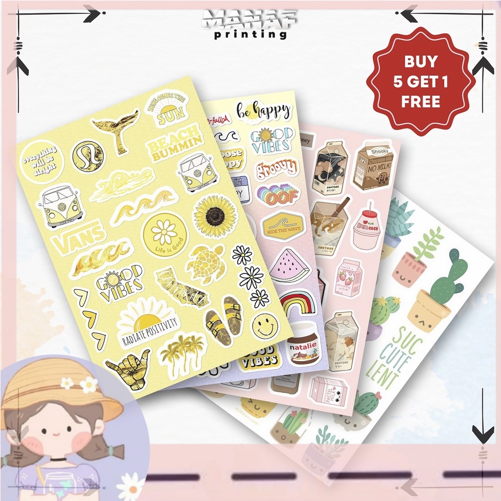 

[HNR] (Bisa COD) Sticker Aesthetic | Sticker Tumblr | Sticker HP | Mini Sticker Tumblr | Sticker Lucu | Sticker Diary S.NT