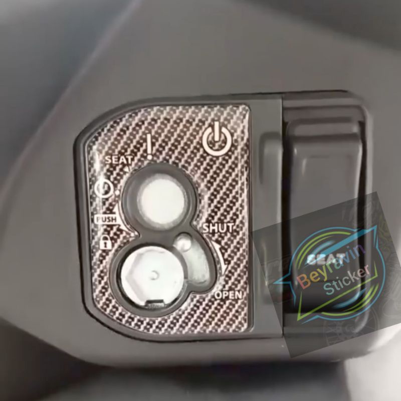 Stiker emblem kunci kontak beat new BEAT STREET NEW deluxe scoopy genio timbul 3d