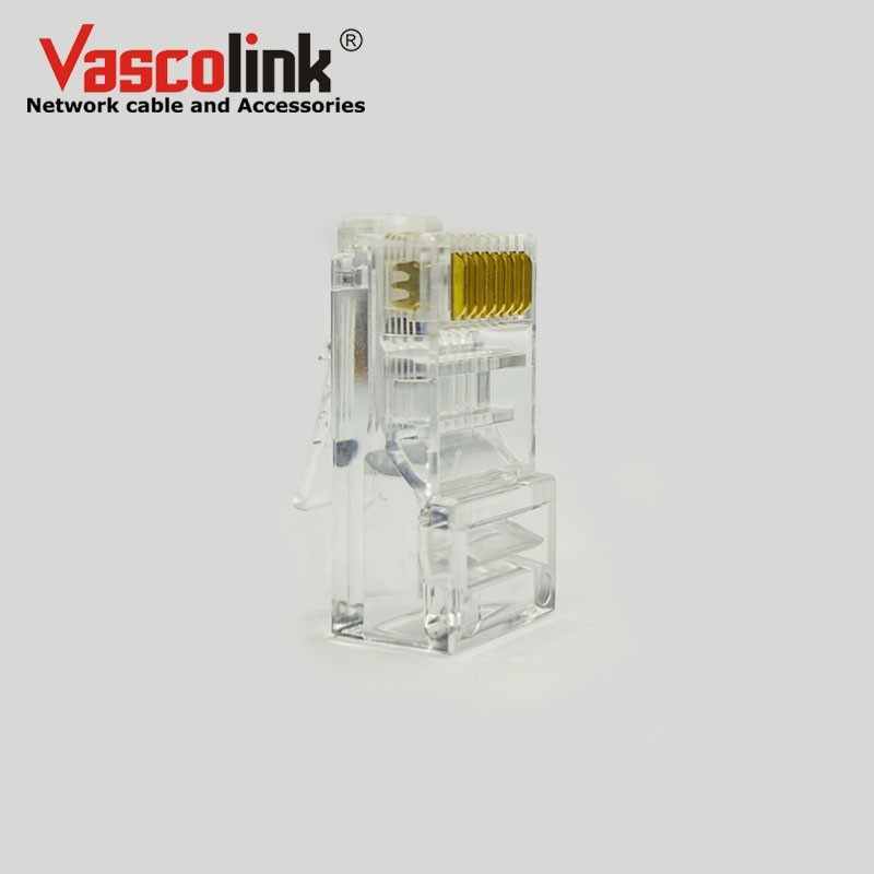 Konektor RJ45 Cat5e GOLD 50Pcs Vascolink