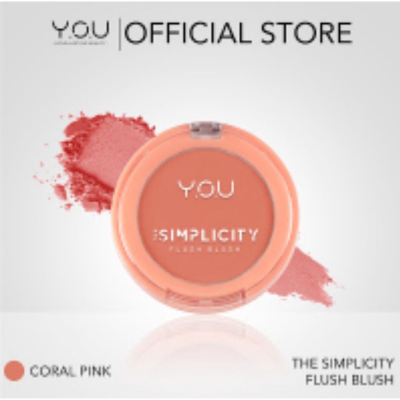 YOU THE SIMPLYCITY FLUSH BLUSH 3.5g BY YOU Makeup-Y.O.U