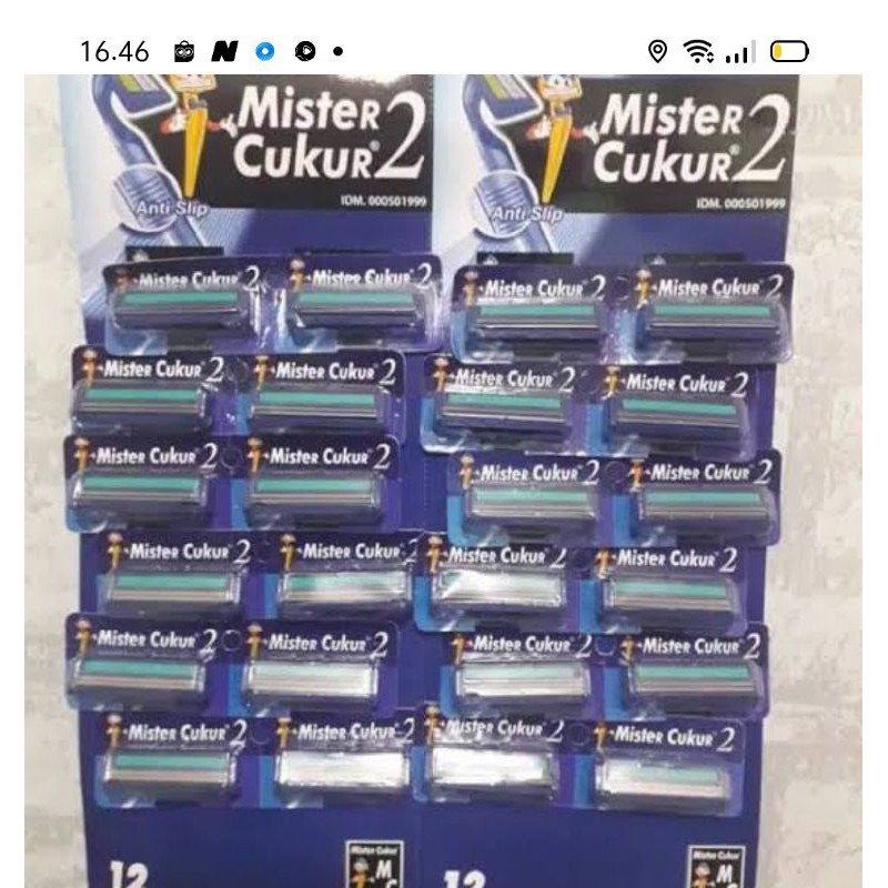 eceran 1 pcs Mr cukur mata  pisau 2