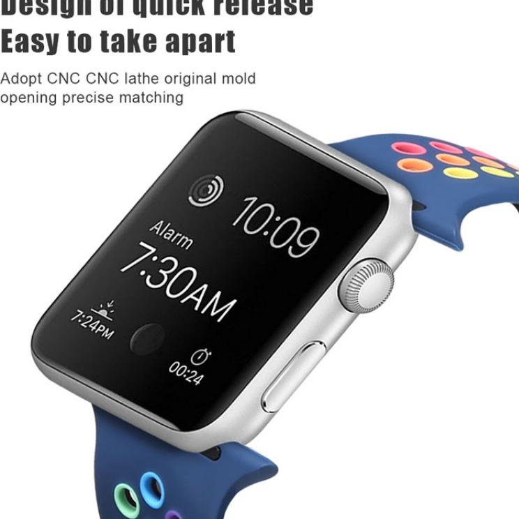 Penjualan Terbanyak.. Nike Sports Strap Fashionable Apple Watch Rainbow Apple Strap for IWatch Serie