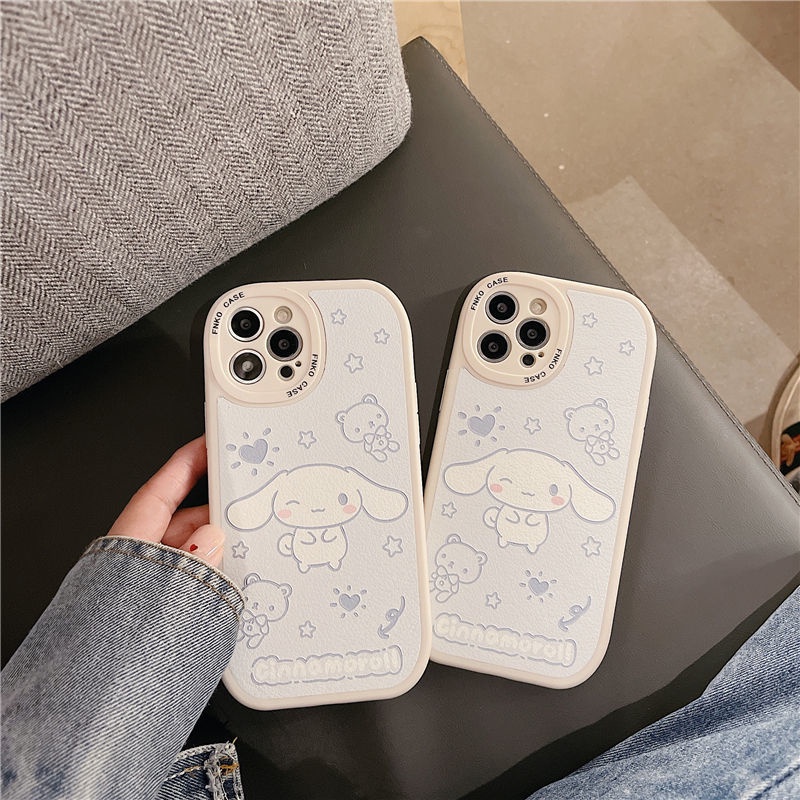 Soft Case Desain Anjing Putih Ujung Bulat Untuk IPhone 12 13 11 Pro Max X Xs Max Xr 1134