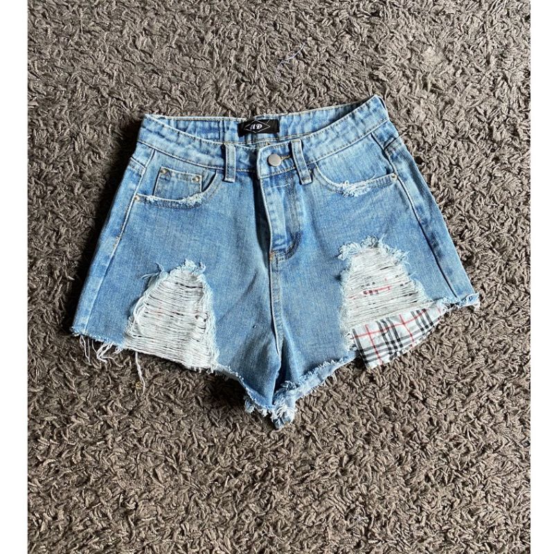 1702 ndudshop ripped short non Stretch