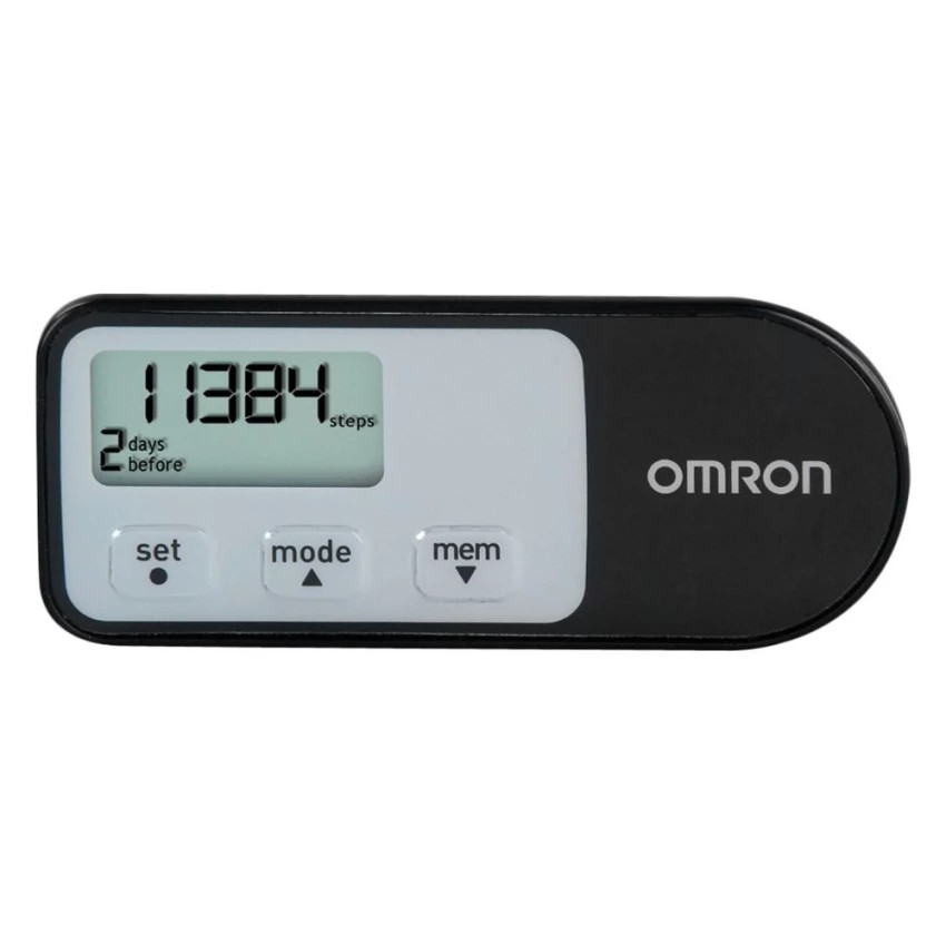 OMRON HJ 321 Step Counter Pedometer / Alat Pencatat Langkah- Hitam ( B45034)