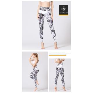  Celana  Legging Panjang  Ketat  Elastis untuk Yoga Fitness 