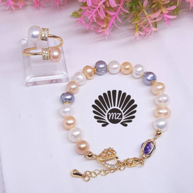 Cincin dan Gelang Mutiara Lombok