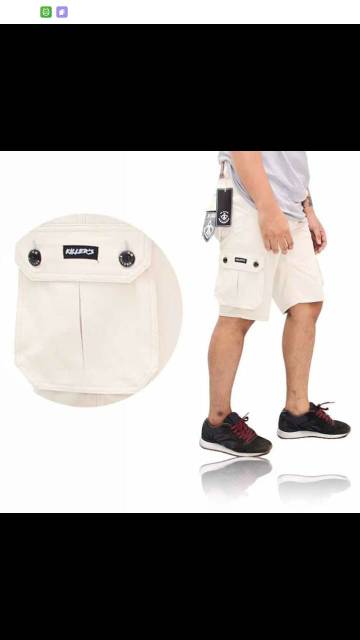 celana cargo pendek Sm killer Pria