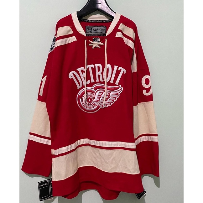 JERSEY REEBOK NHL HOCKEY DETROIT RED WINGS EDITION WINTER CLASSIC SERGEI FEDOROV #91