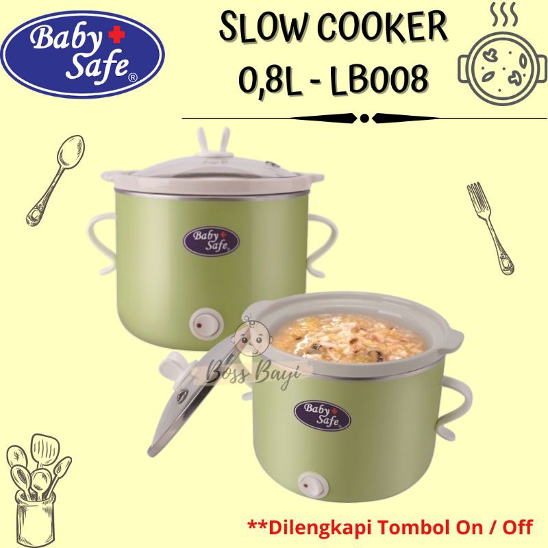 BABY SAFE Slow Cooker LB007 LB008 LB009 LB06D Pemasak Mpasi Bayi Anak