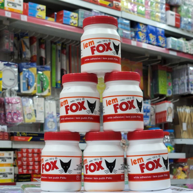 

Lem Fox 150 gram / Lem Putih Fox Botol / Lem Fox 150 (PCS)