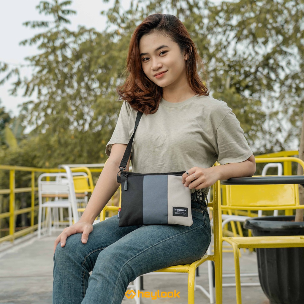 HEYLOOK Project - Tas Selempang Pria Sacoche Bag YUKA Sling Bag Pria Wanita Heylook