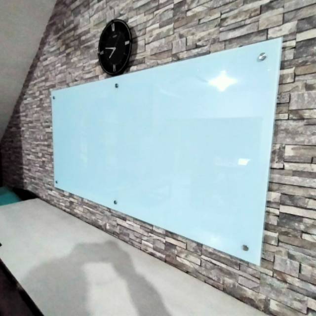 

Papan tulis kaca ( glassboard ) ( 200x100 ) Tempered/Non Tempered 8mm