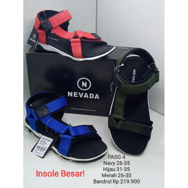 PASG 4 SENDAL SEPATU GUNUNG NEVADA