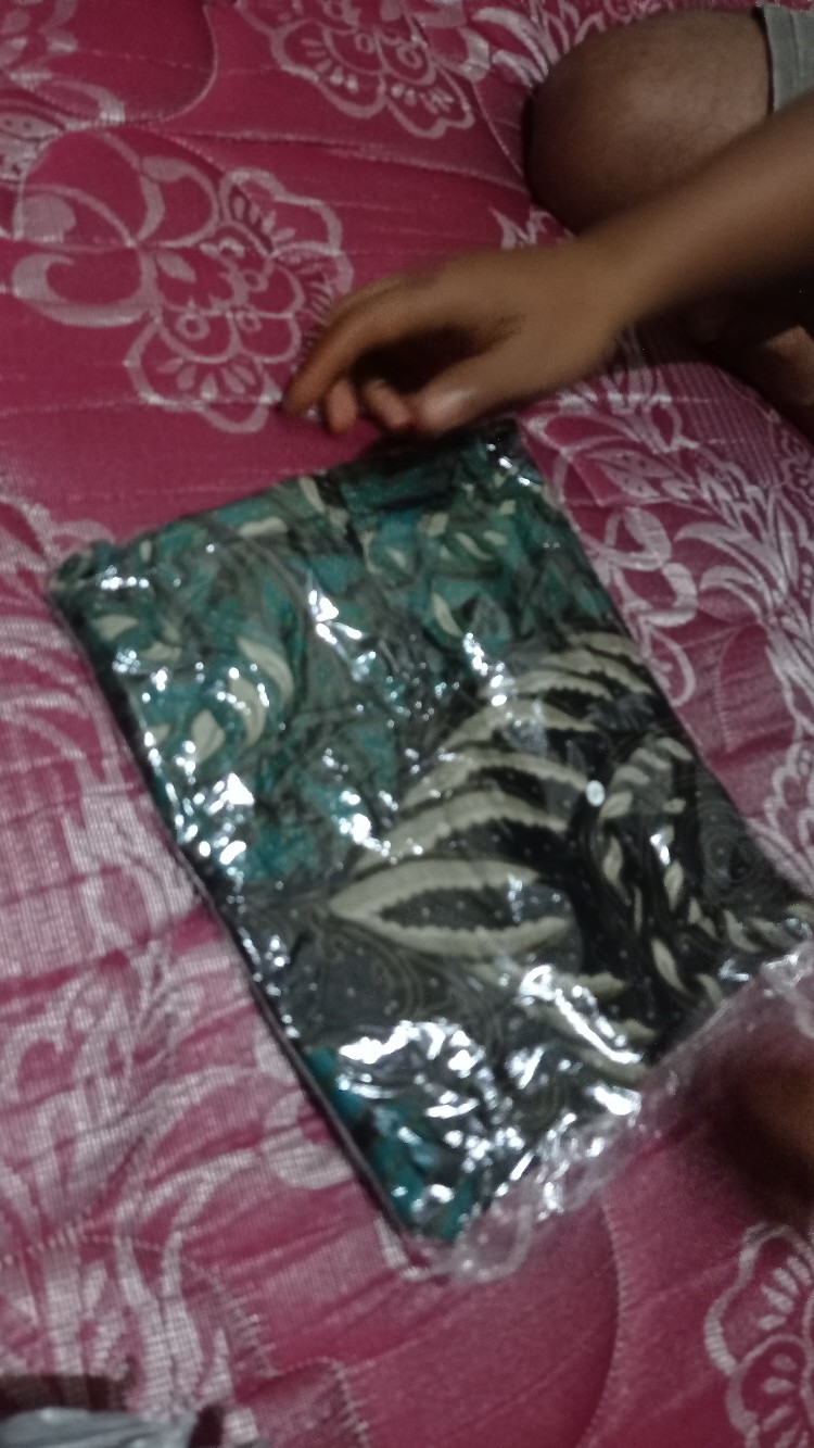Emhabatik | Tunik Batik Jumbo Wanita Lengan Serut Murah Ld 120