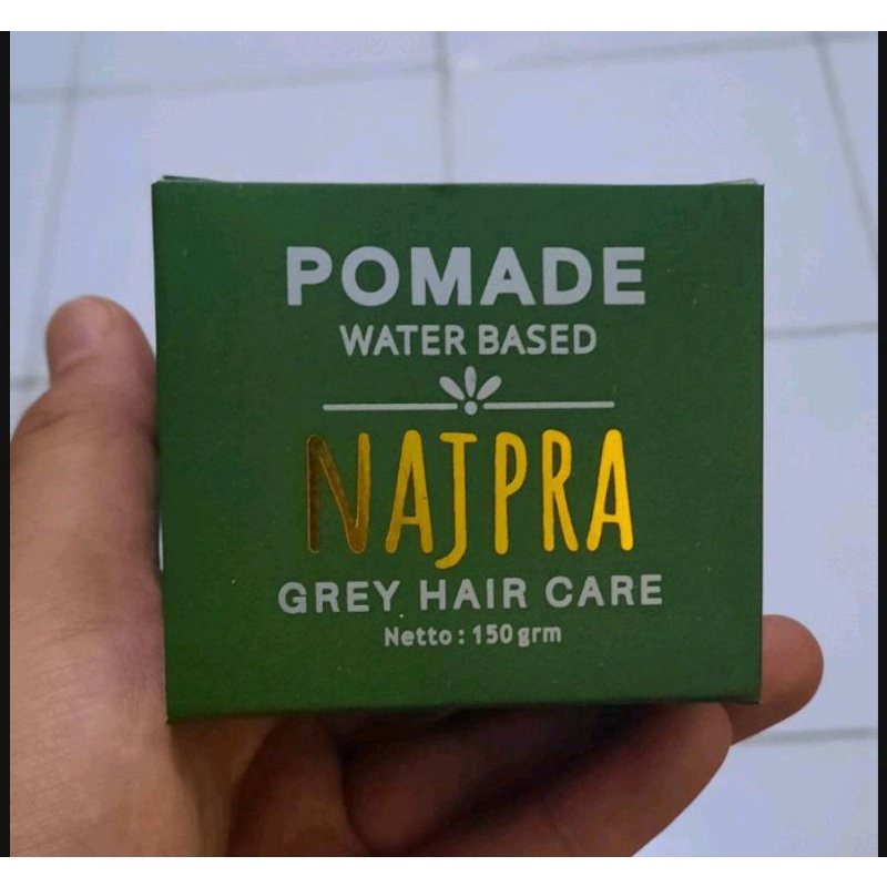 Pomade Najpra waterbased Perawatan Rambut treatment Rambut Rontok Uban