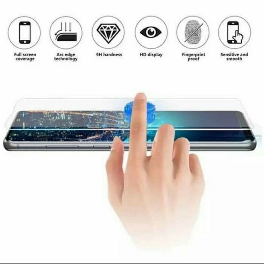 TEMPERED GLASS SAMSUNG S21 S21 PLUS S21 ULTRA UV FULL GLUE BISA FINGER - BC