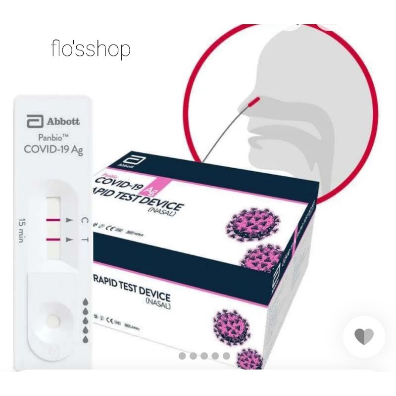 Abbott Nasal Swab Antigen - gratis masker