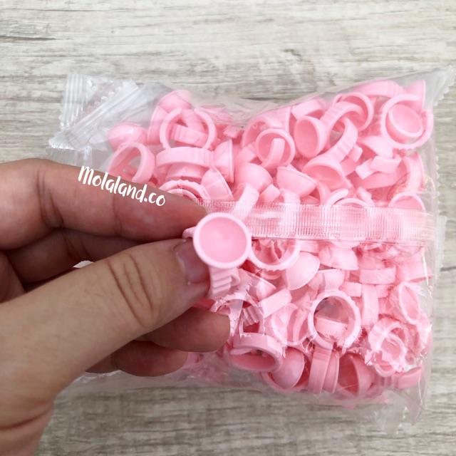 CINCIN TEMPAT LEM / CINCIN TEMPAT TINTA EYELASH EXTENSION SAMBUNG BULUMATA / SULAM ALIS GLUE RING