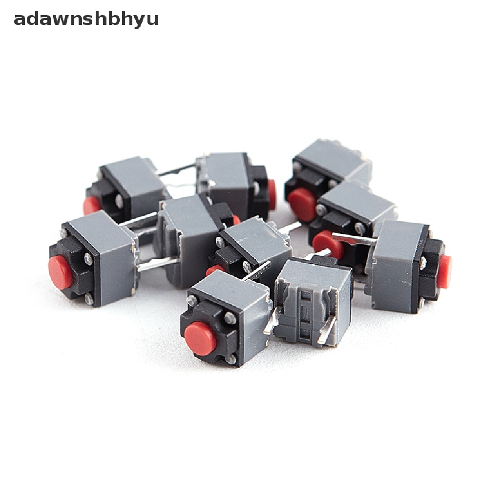 Adawnshbhyu 10Pcs Kailh Tombol Mute 6*6*7.3 Saklar Silent Tombol Mouse Wireless Micro Switch