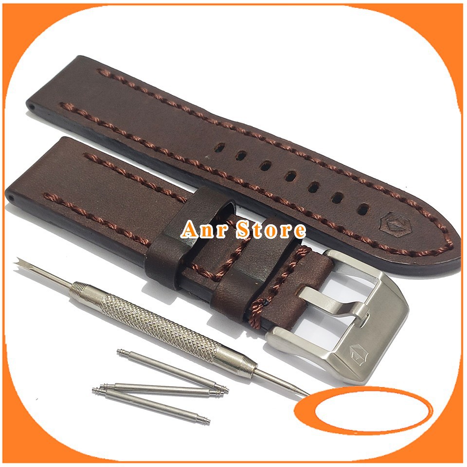 Strap Tali Jam Tangan Kulit Expedition Original 22 mm 24 mm Bonus Pin dan Reemover