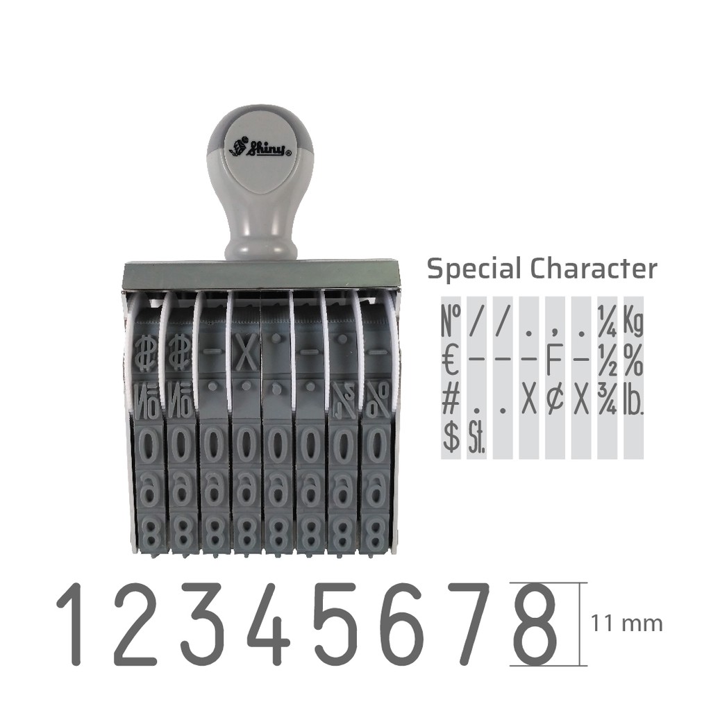 

Stempel Angka Shiny N-08