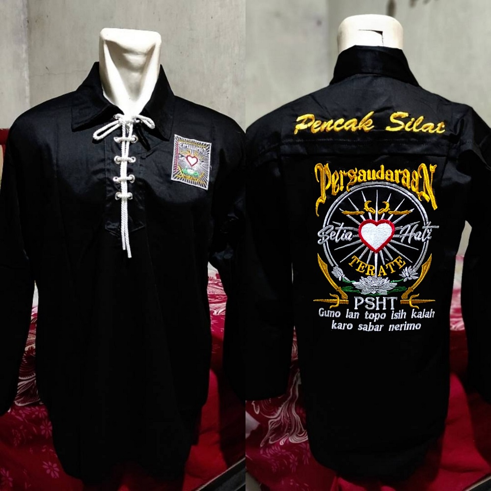 Sakral Warga PSHT Bordir-Baju Sakral Warga PSHT-Baju Sakral PSHT Bordir