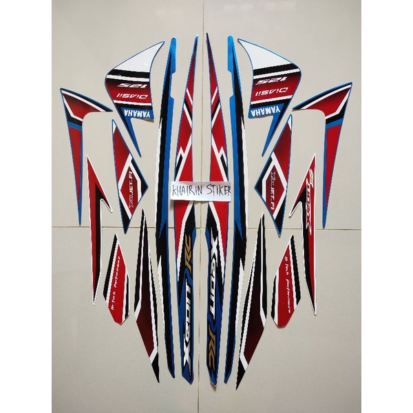 striping stiker Xeon rc 2013 biru