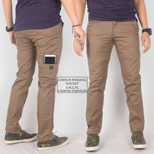 Celana Chino Panjang Pria Celana Chino trendy Celana Chinos Celana Chino Pocket Chino  Pants semi sknny