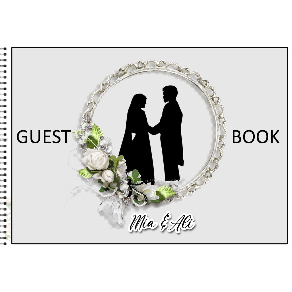 

FREE FOTO TANPA MINIMAL ORDER TANPA PREORDER Buku Tamu Pernikahan CUSTOM / wedding Guest Book / wedding book MURAH DESIGN 016
