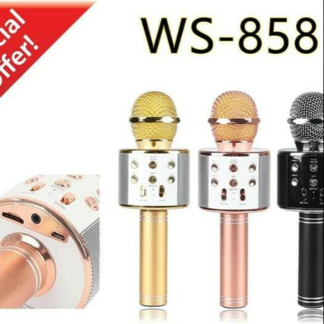 Mic Microphone Wster WS 858 Wireless Bluetooth Phone