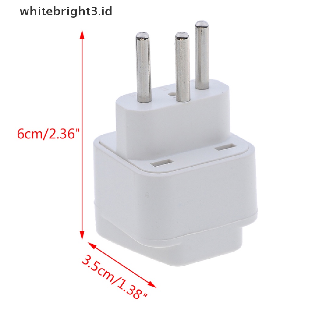 {whitebright3.id} Universal UK/US/EU to Switzerland Swiss AC power plug travel adapter converters ,